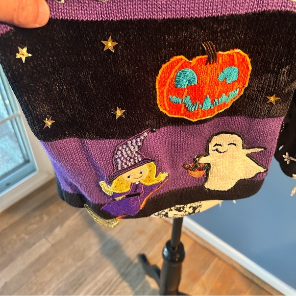 Jack B. Quick Ugly Fun 3D Halloween Party Sweater Vest - Picture 7 of 11